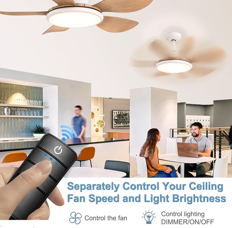 Onisamt Hampton Bay Fan Remote Kit,Universal Ceiling Fan Remote Control Replacement Hampton Bay Home Decorators Collection Hunter KUJCE10318, ZAAZPHD-3 Speed Control, Light Dimming,Time Delay,with Wall Mount - Image 2